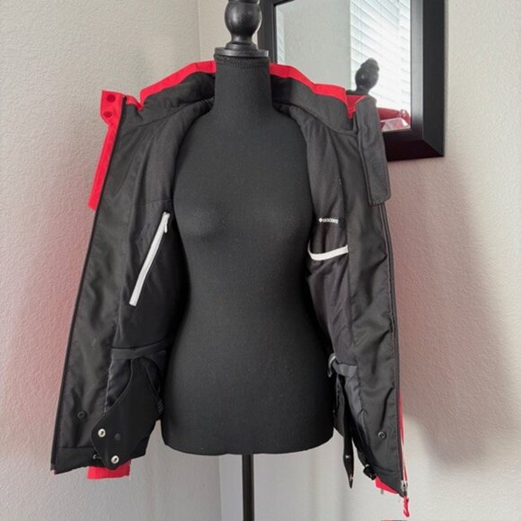 DESCENTE Mila Insulated Ski Snowboard Red Jacket Sz S/8 - Picture 6 of 16